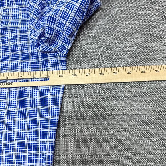 Craghoppers Shirt Men XXL Blue Insect Shield Lightweight Snap Up Camping Fishing - Picture 13 of 14